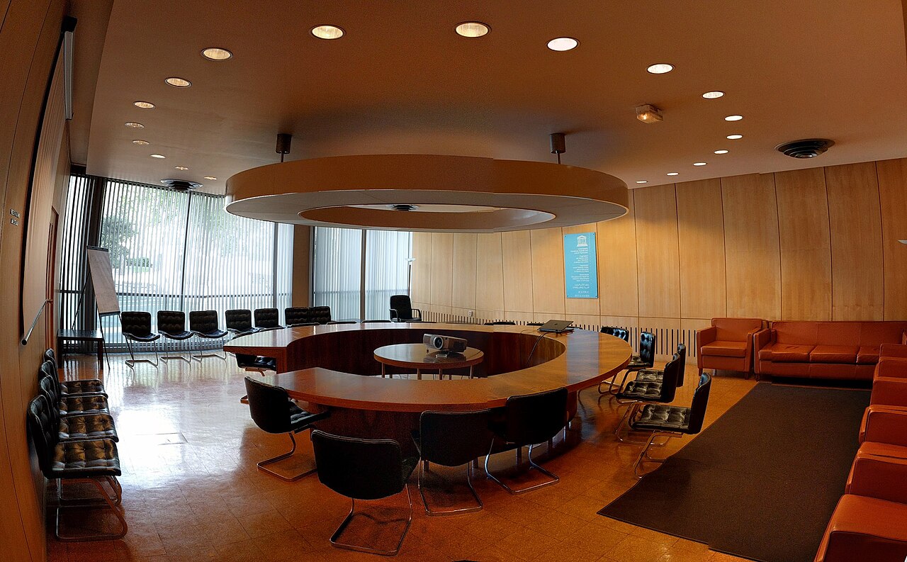 Phòng V tại trụ sở UNESCO ở Paris, ảnh tư liệu năm 2016; không phải cuộc họp tháng 10/2026.